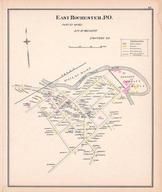 Rochester East - Town, New Hampshire State Atlas 1892 Uncolored